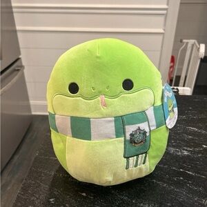 Harry Potter Squishmallows Slytherin Snake Hogwarts House Scarf 10” - NWT
